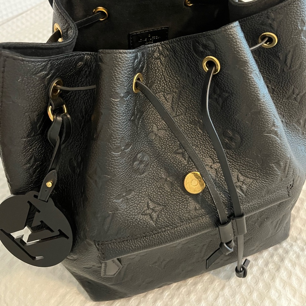 LOUIS VUITTON Empreinte Montsouris NM Backpack Black DISCONTINUED - Picture 11 of 16